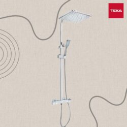 'TEKA FORMENTERA SYSTEME DE DOUCHE CHROME