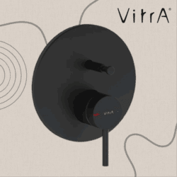 VitrA ORIGIN MITIGEUR BAIN DOUCHE ENCASTRE NOIRE