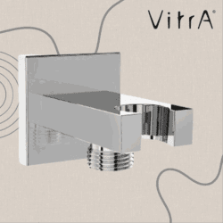 VitrA RACCORDEMENT DE DOUCHETTE AVEC SUPPORT DE DOUCHETTE CHROME