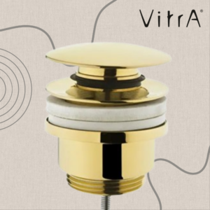 VitrA BONDE LAVABO CLIC-CLAC GOLD