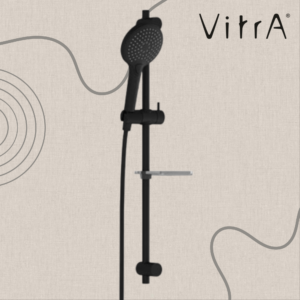 VitrA BLISS douchette avec colonne 3F NOIRE MAT