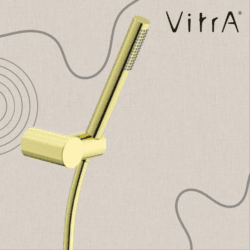VitrA SUIT Douchette avec support GOLD