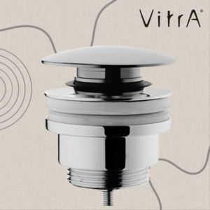 VitrA BONDE LAVABO CLIC-CLAC CHROME