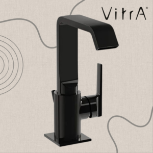 VitrA SUIT MITIGEUR LAVABO HAUT NOIRE GLOSSY