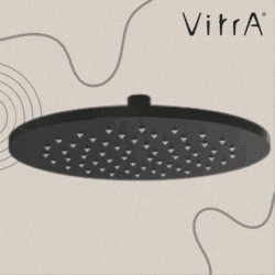 VitrA ORIGIN POMME DE DOUCHE ROUND NOIRE