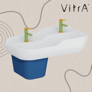 VitrA Sento Kids lavabo double, 85 cm, 2 hauteurs