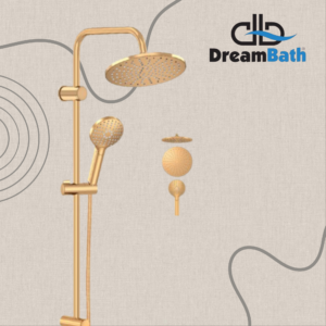 Combine de Douche Rond GOLD