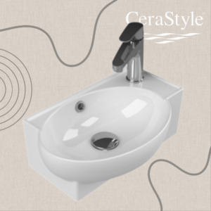 Lavabo d'Angle Turquaz, Mini, 28x45 cm