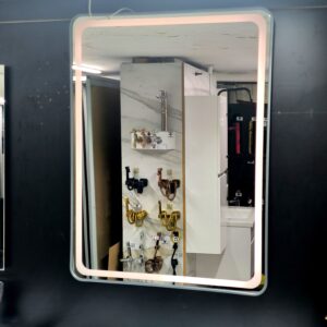 Vida Miroir 100x75cm LED VERTICALE CONTOUR EN ALLUMINIUM
