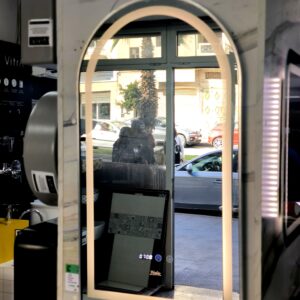 Vida Miroir 50x90cm LED VERTICALE CONTOUR EN ALLUMINIUM