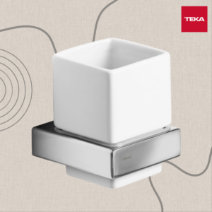 'TEKA FORMENTERA PORTE VERRE CHROME