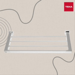 'TEKA FORMENTERA PORTE SERVIETTE 3B CHROME