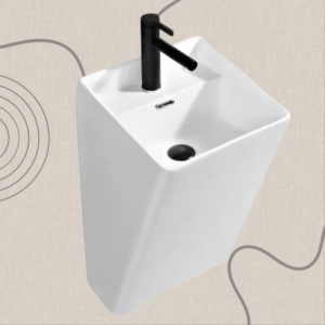 LAVABO SUSPENDU CARRE BLANC