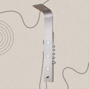 Panel de douche 1550x200mm thermostatique Hydromassante
