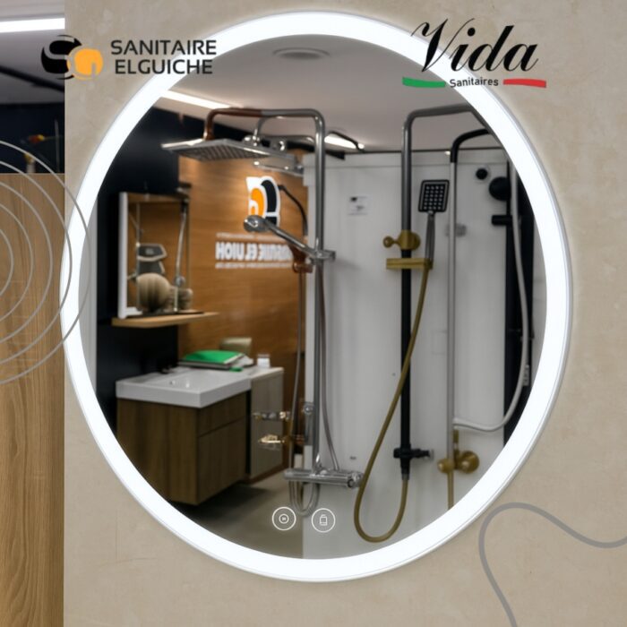 round vida miroir led round vida miroir led