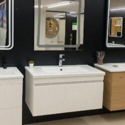 Odyssée  VINCI Pack Meuble Avec MIROIR LED