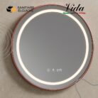 round vida miroir led