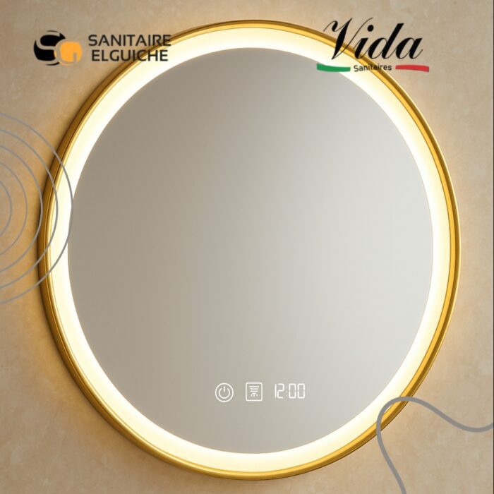 round vida miroir led round vida miroir led